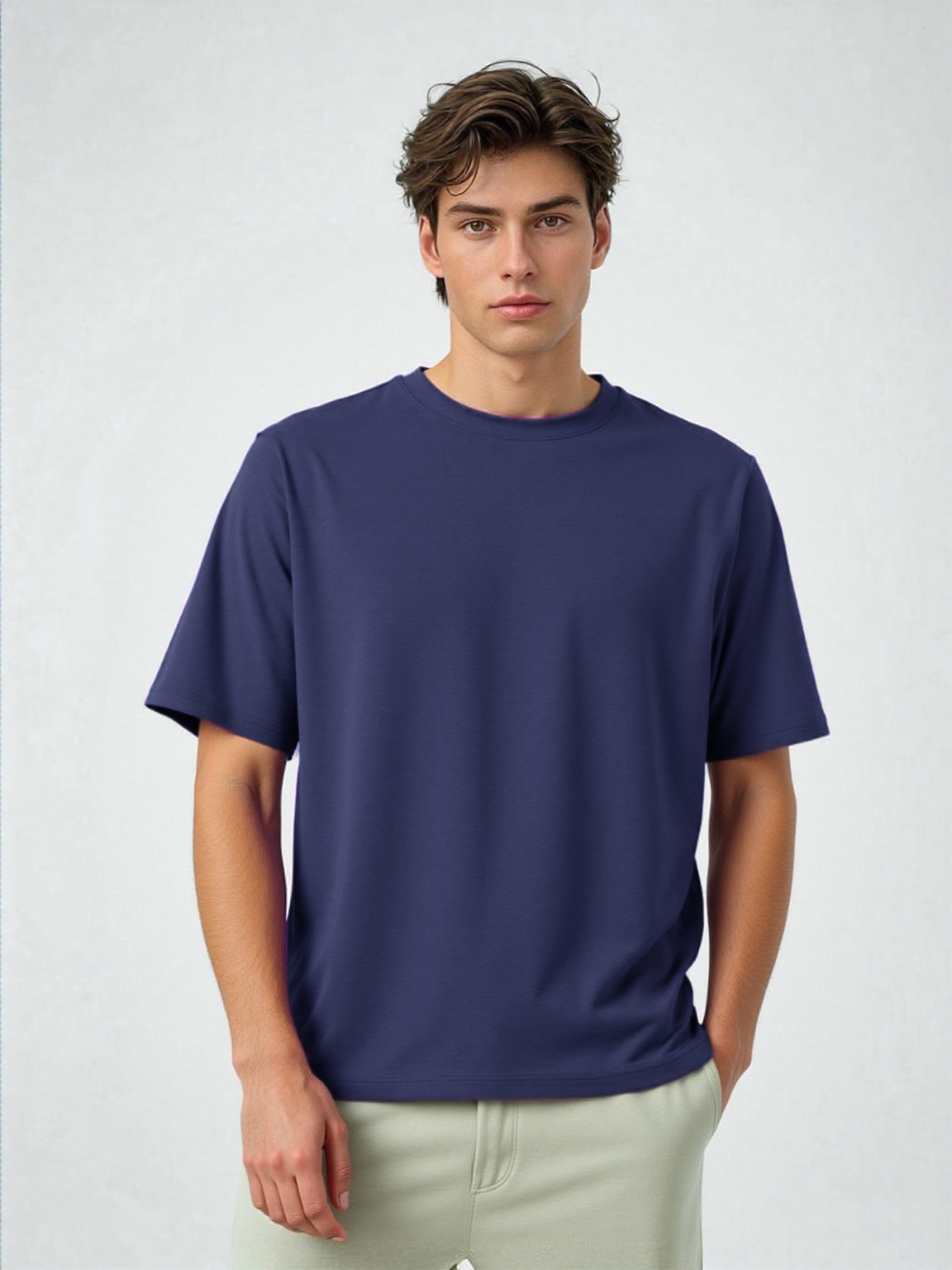 T-shirt Marineblauw