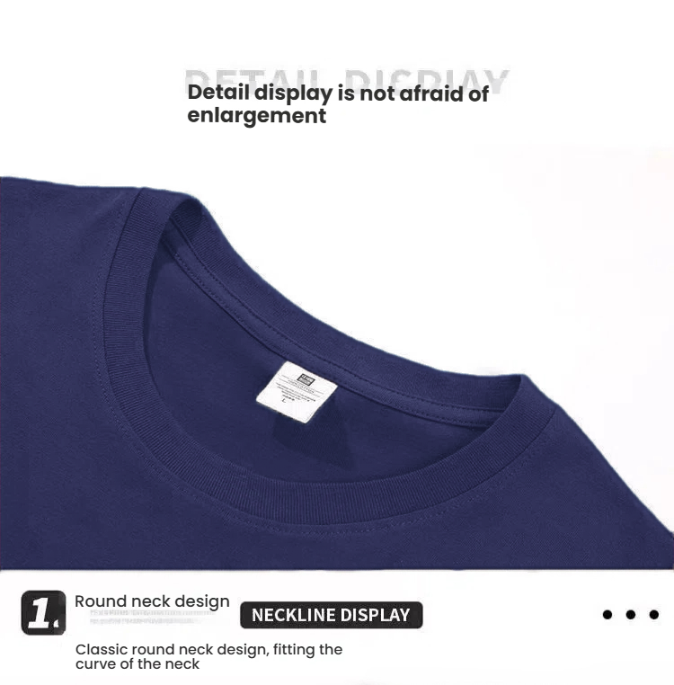 T-shirt Marineblauw