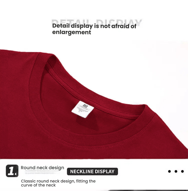 T-shirt deep red