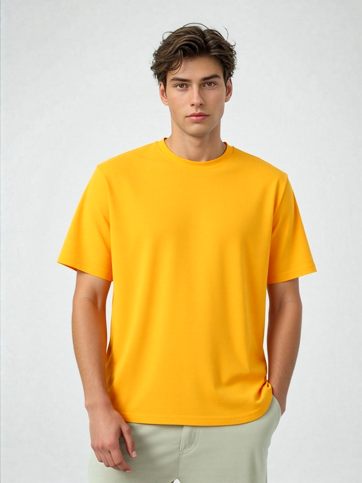 T-shirt Geel