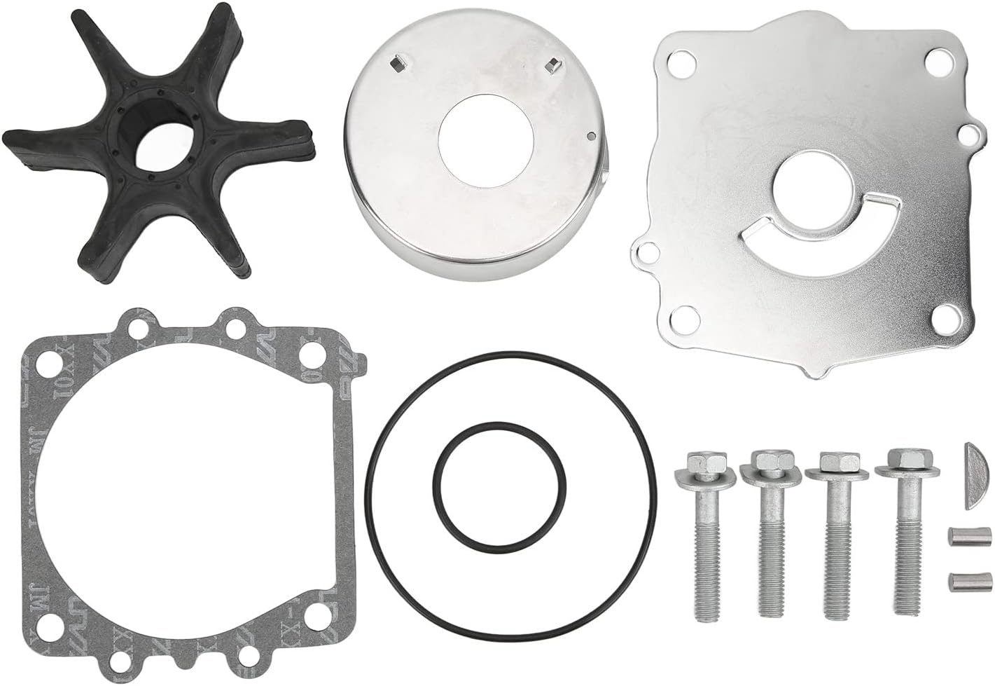 Water Pump Impeller Repair Kit 68V-W0078-00 Replacement for F115 LF115 115HP Outboard Water Pump Impeller Replacement
