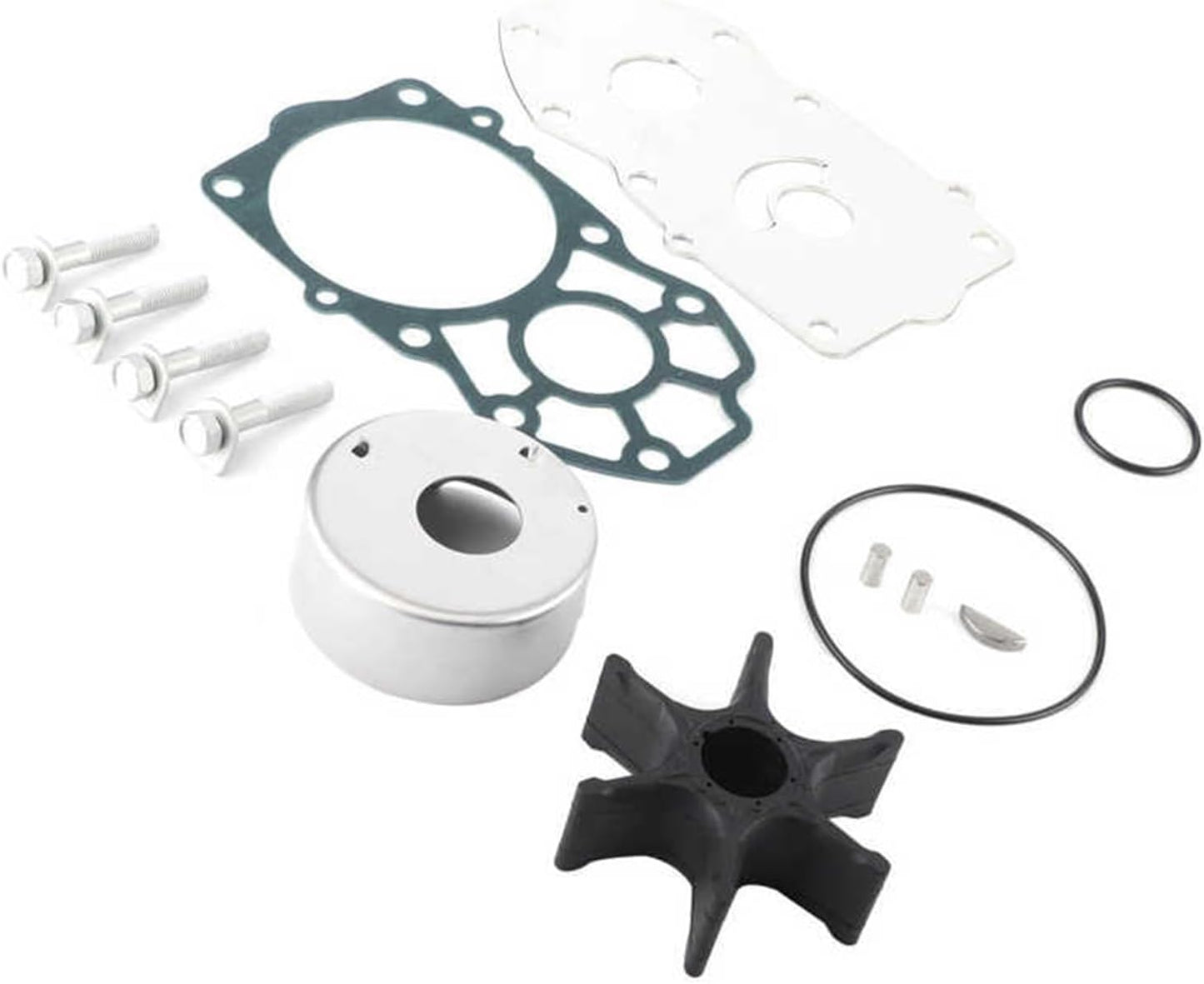 Water Pump Impeller Repair Kit – 6CB-W0078-00 – For 220HP / 225HP / 250HP Outboard Engines – Seawater Pump Impeller Kit
