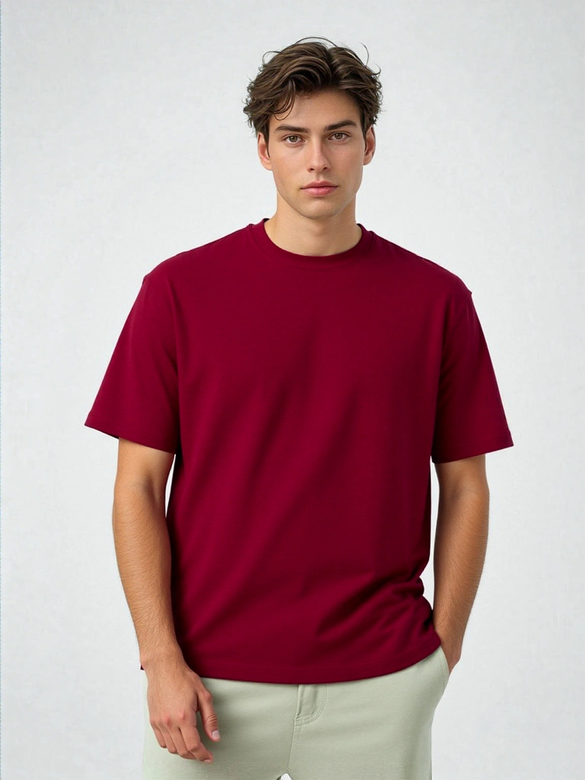T-shirt deep red