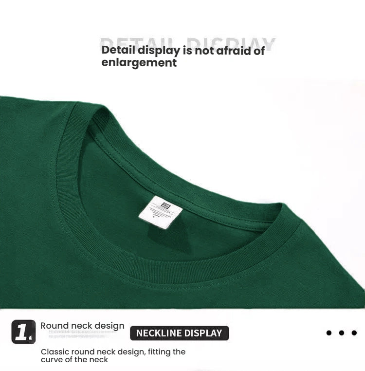 T-shirt blackish green