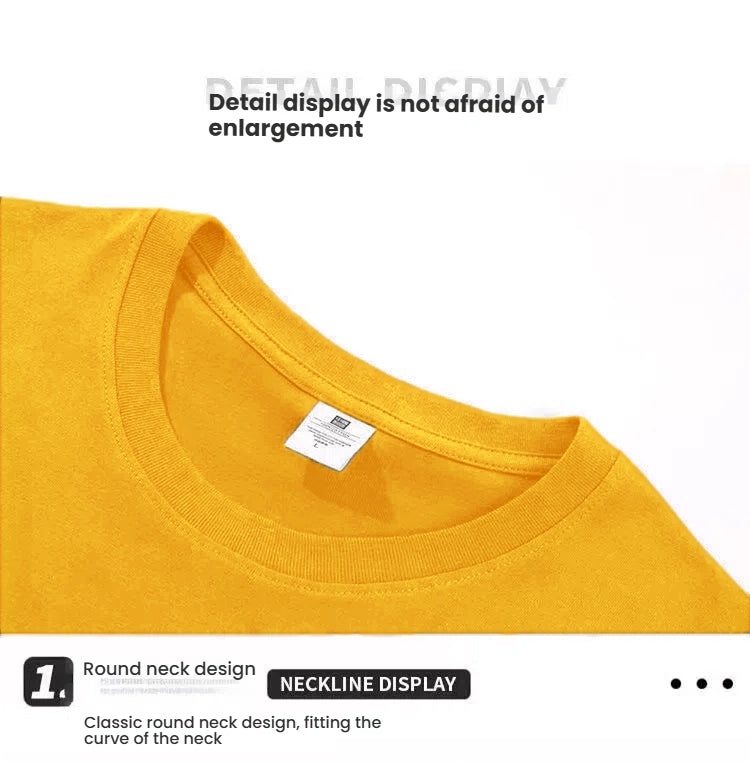 T-shirt Geel