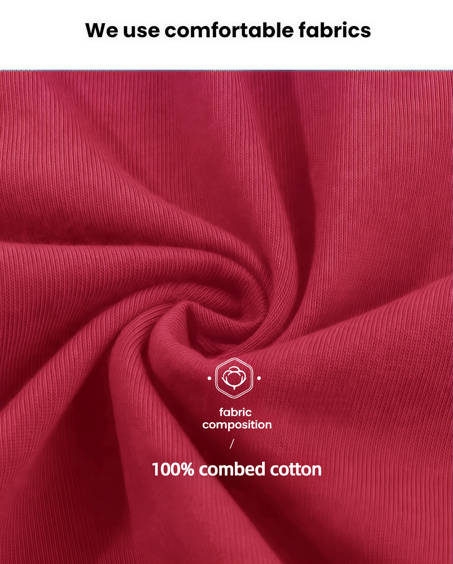 T-shirt deep red