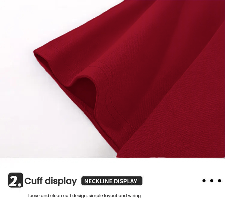 T-shirt deep red