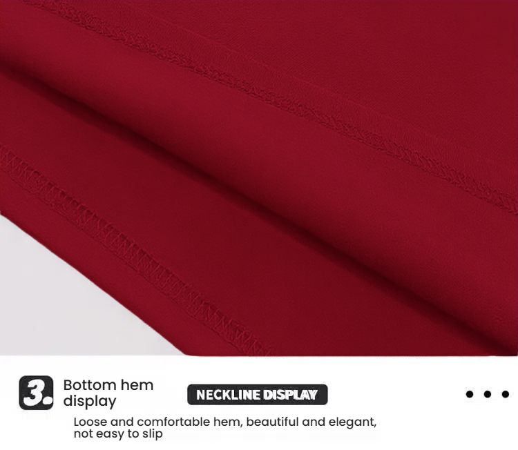 T-shirt deep red