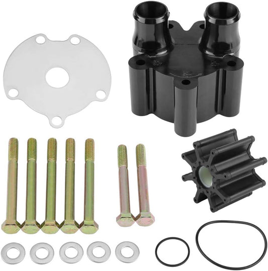 Water Pump Impeller Kit – Compatible with 807151A14 / 46-807151A14 – Replacement for Mercury Mariner MerCruiser Bravo 1 2 3 Seawater Pump – Boat Motor Inboard Kit