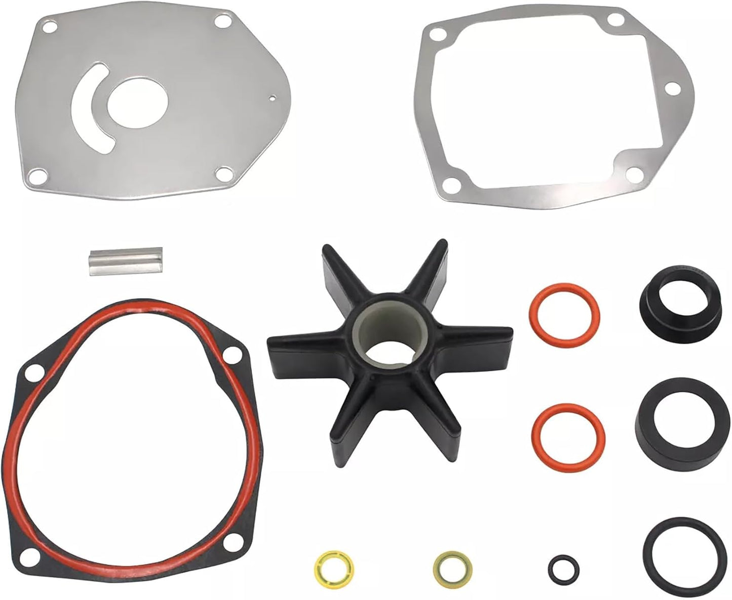 Water Pump Running Wheel Repair Kit 47-43026Q06 for Mercruiser Alpha One Gen 2 Star Drive & Mercury 40 to 350 HP Engines Replacement 47-43026T10 47-43026T6 47-43026T8 8M0100526