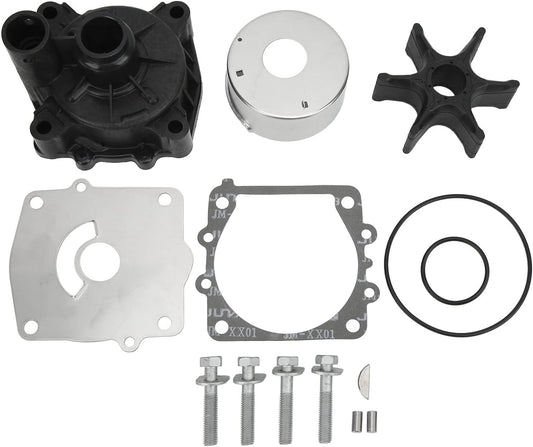 Water Pump Impeller Service Kit, 14-Piece Water Pump Impeller Repair Kit 61A-W0078-A3-00 for V6 Outboards 150 175 200 225 250 300 Hp Motors