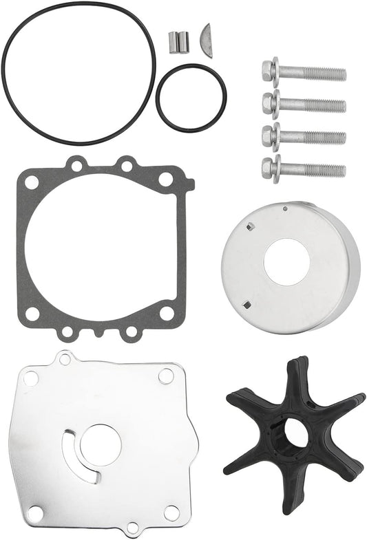 Water Pump Repair Kit – Rubber and Stainless Steel Impeller Repair Kit 6N6-W0078-02 for F115TLRY, F115TXRZ, 130TLRB – 115HP / 130HP Outboard Motor