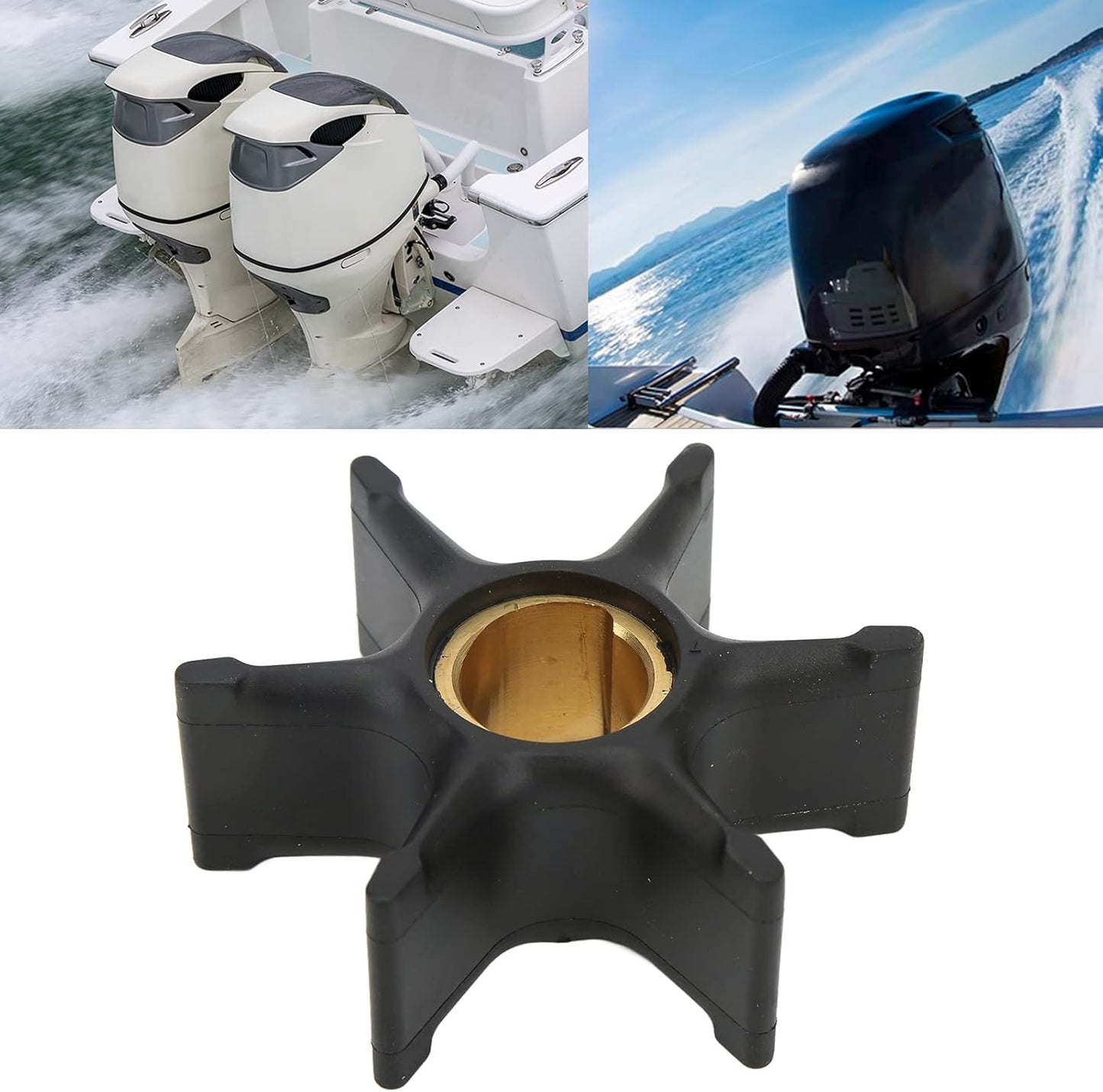 Water Impeller 435821 (O-119)Boat Engine Water Impeller Replacement for Johnson Evinrude OMC BRP 85-300HP